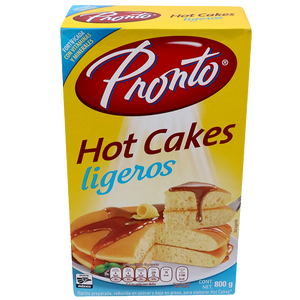 HARINA PARA HOT CAKES  EXTRA LIGEROS PRONTO CAJA 800  GR.