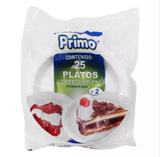 PLATO LISO PRIMO 2 25  PZA.