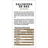 SALCHICHA DE RES PARMA 350  GR.