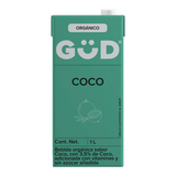 ALIMENTO LIQUIDO DE COCO ORGANICO SIN AZUCAR GUD 1  LT.