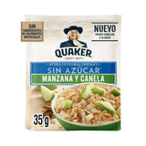 AVENA INSTANT MANZANA Y CANELA 0% AZÚCAR QUAKER 35  GR.