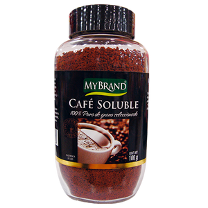 CAFÉ SOLUBLE 100% PURO MYBRAND FRASCO 100  GR.