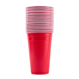 VASO DESCH.BICOLOR ROJO 16  MIMARCA 20  PZA.
