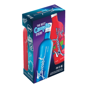 VODKA ZAVERICH 2PACK PREMIUM + RED BERRY 2  PZA.