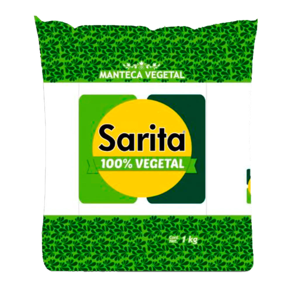 GRASA SARITA 100%  VEGETAL 1  KG.