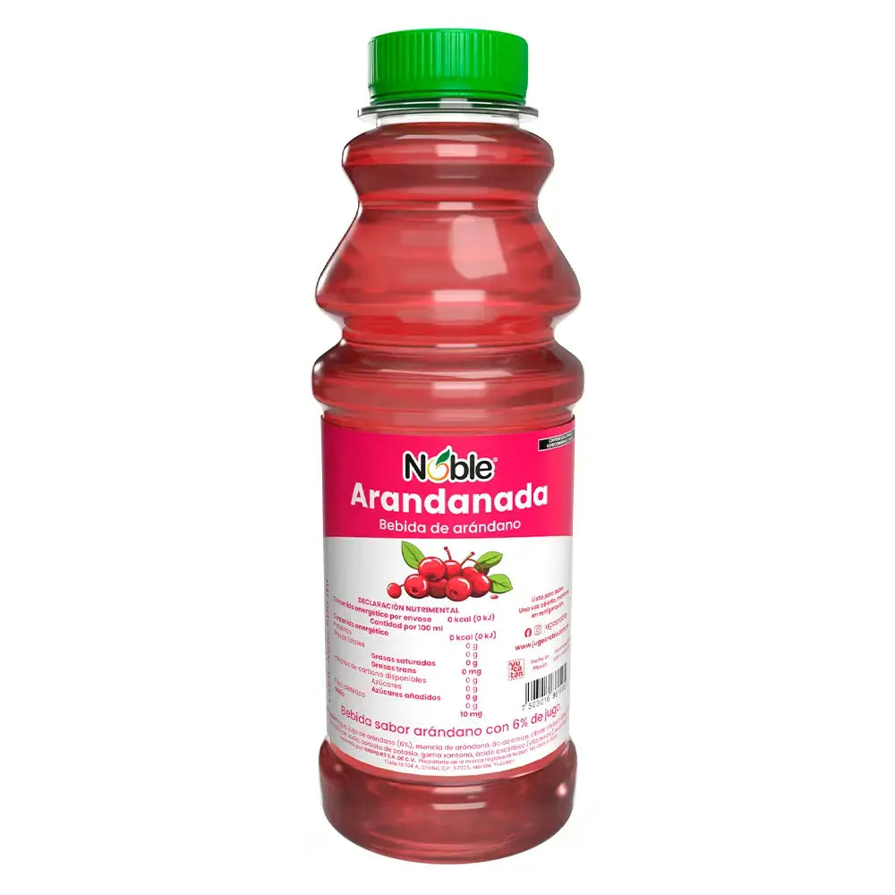 BEBIDA ARANDANADA NOBLE 500  ML.