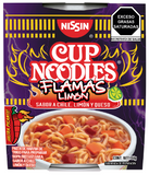 SOPA INSTANTÁNEA NISSIN FLAMAS LIMON  VASO 64  GR.