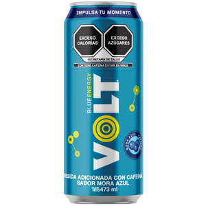 BEBIDA ENERGIZANTE VOLT BLUE MORA 473  ML.