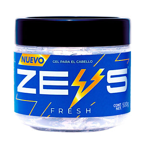 GEL FIJADOR PARA CABELLO ZEUS FRESH 500  GR.