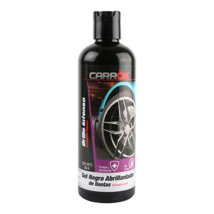 GEL NEGRO ABRILLANTADOR DE LLANTAS  BLACK 500 ML CARROK 1  PZA.