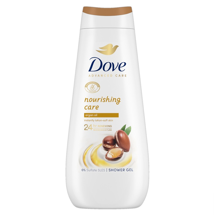 JABON LIQUIDO CORPORAL DOVE ARGAN 400  ML.