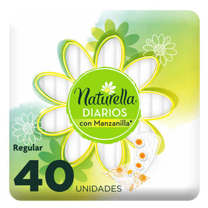 PANTIPROTECTORES NATURELLA DIARIOS REGULAR 40  PZA.