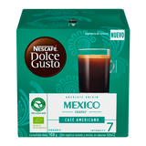 CAFÉ ORGANICO TOSTADO Y MOLIDO AMERICANO EN CAPSULA DOLCE GUSTO 108  GR.