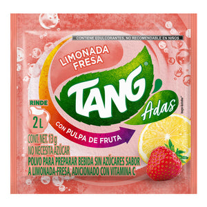 BEBIDA EN POLVO TANG ADAS LIMONADA FRESA 13  GR.