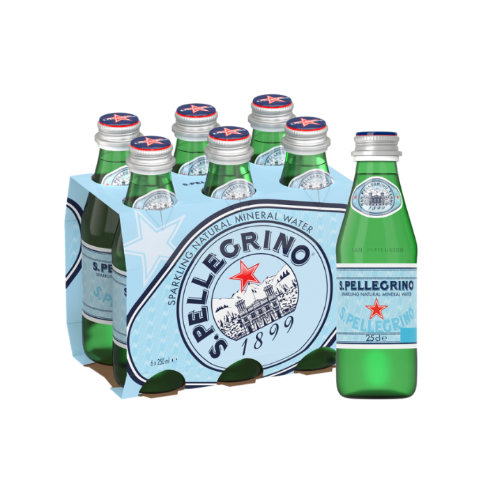 AGUA MINERAL SAN PELLEGRINO 6PACK 1  PAQ.