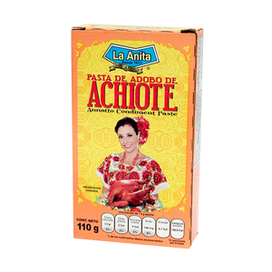 PASTA DE ACHIOTE CONDIMENTADO LA ANITA PAQUETE 110  GR.