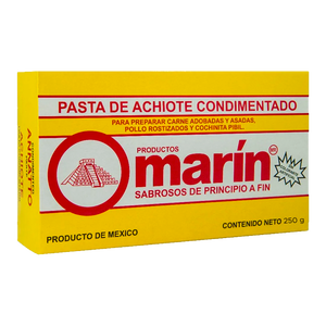 PASTA DE ACHIOTE CONDIMENTADO MARIN PAQUETE 250  GR.