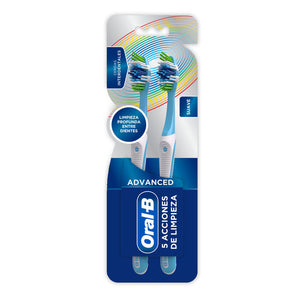 CEPILLO DENTAL ORAL B COMPLETE LIMPIEZA 2PACK 1  PZA.