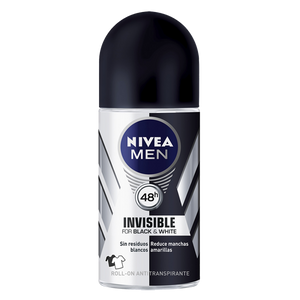 DESODORANTE  ROLL ON NIVEA INVISIBLE FOR MEN 48 HRS 50  ML.