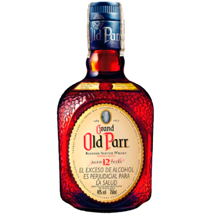 WHISKY ESCOCES OLD PARR 12 AÑOS 750  ML.