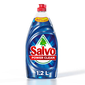 DETERGENTE LIQUIDO LAVATRASTES SALVO POWER CLEAN 1.200  LT.