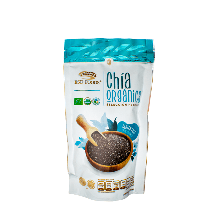 CHIA ORGANICA BSD FOODS BOLSA 270  GR.