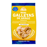 MINI GALLETAS DE ARROZ PREMIUM MANTEQUILLA BSD FOODS BOLSA 30  GR.