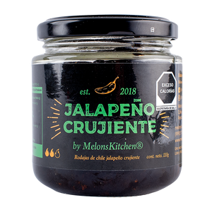 CHICHARRON DE CHILE JALAPEÑO MELONS KITCHEN FRASCO 110  GR.