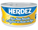 ATUN EN ACEITE CON AGUA HERDEZ LATA 280  GR.