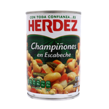 CHAMPIÑONES EN ESCABECHE HERDEZ LATA 380  GR.