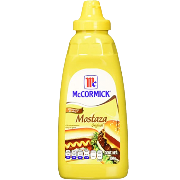 MOSTAZA MCCORMICK SQUEEZE 360  GR.
