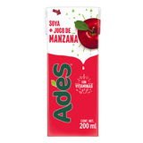 JUGO DE SOYA ADES MANZANA DE 200MLS. 200  ML.