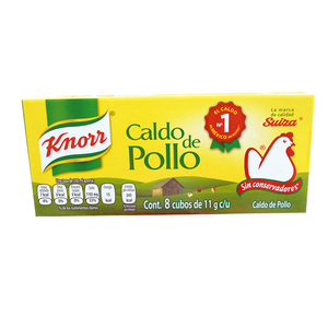 KNORR SUIZA POLLO CHICO 8 CUBOS 8  CUBO
