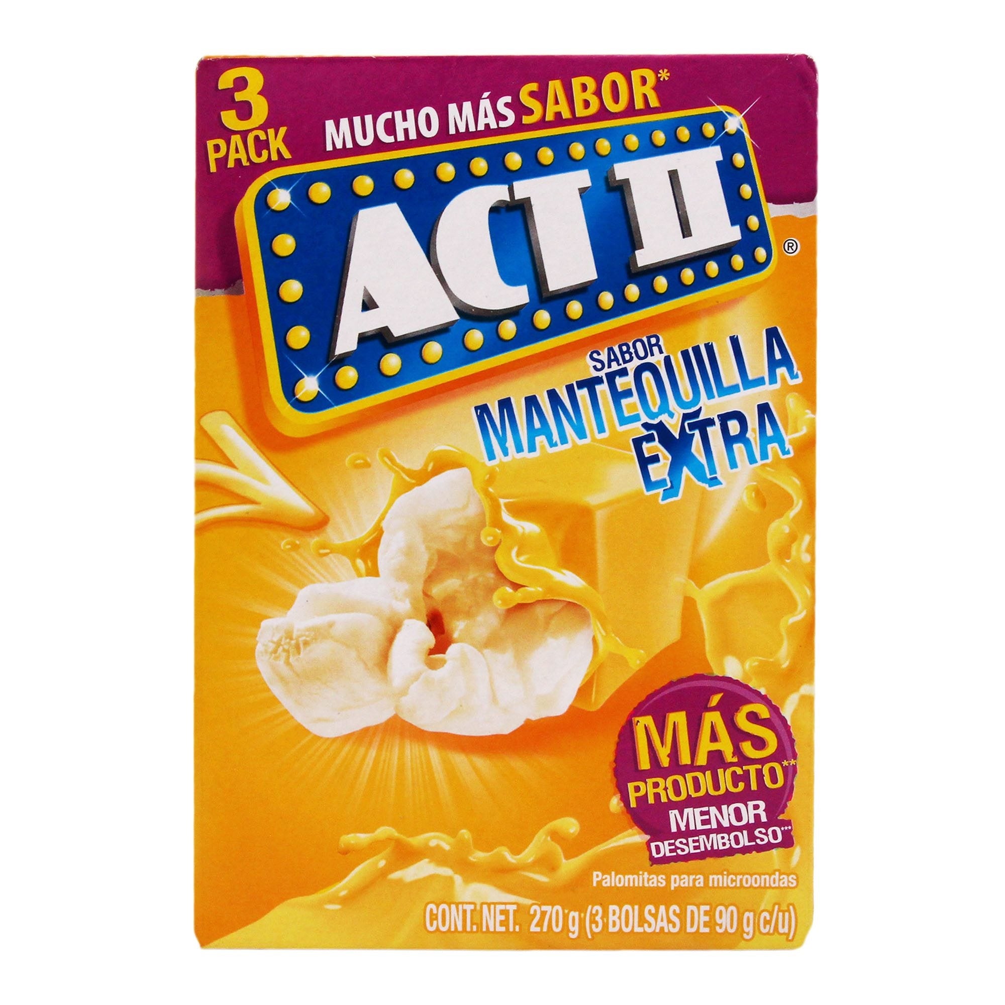 Palomitas para microondas ACT II sabor queso xtremo 89 g