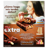 BARRA EXTRA DE CEREALES CON COBERTURA Y CON CACAHUATE SABOR CHOCOLATE KELLOGGS PAQUETE 130  GR.