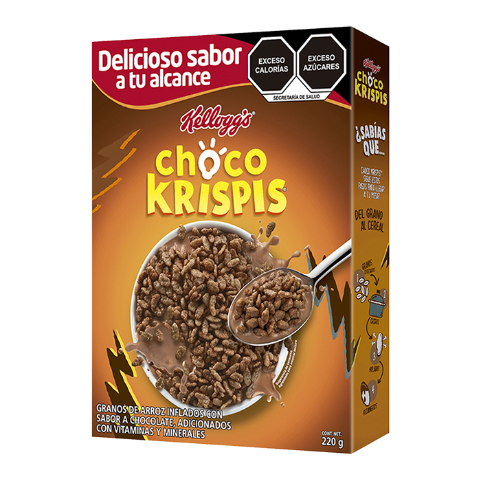 CEREAL CHOCO KRISPIS DE KELLOGS 220  GR.