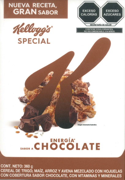 CEREAL SPECIAL K CHOCOLATE KELLOGGS PAQUETE 360  GR.