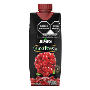 JUGO UNICO FRESCO ARANDANO TETRABRICK 475  ML.