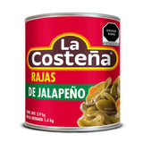 CHILE JALAPENO RAJAS VERDES LA COSTENA LATA 2.800  KG.