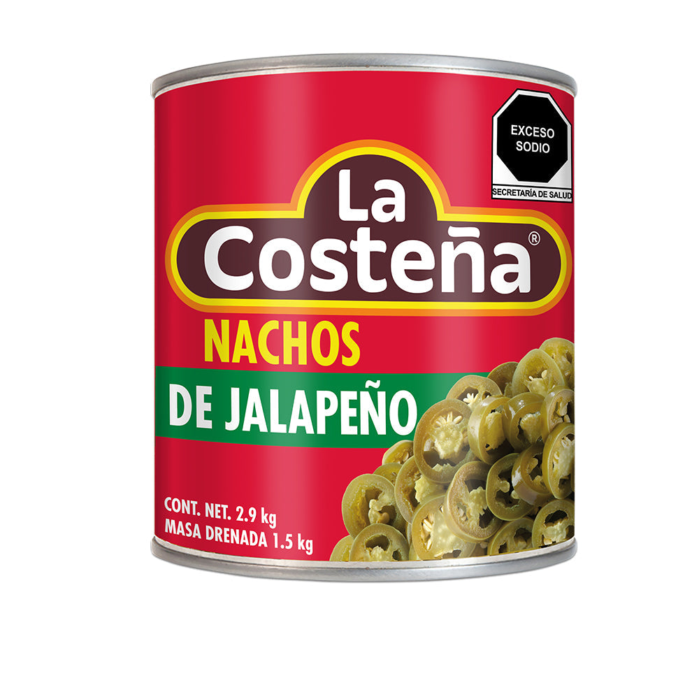CHILES NACHOS LA COSTENA LATA 2.900  KG.