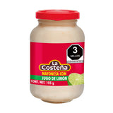 MAYONESA CON JUGO DE LIMÓN  LA COSTEÑA FRASCO 105  GR.