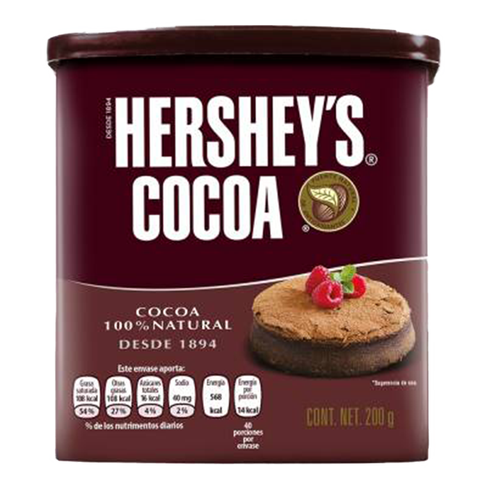 COCOA NATURAL HERSHEY´S BOTE 200  GR.