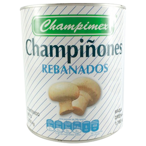 CHAMPINONES REBANADOS CHAMPIMEX  LATA 186  GR.