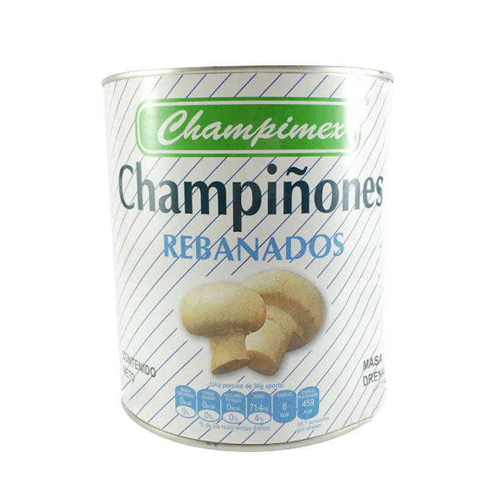 CHAMPINONES REBANADOS CHAMPIMEX LATA 380  GR.