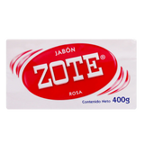 JABON DE LAVANDERIA ZOTE ROSA 400  GR.