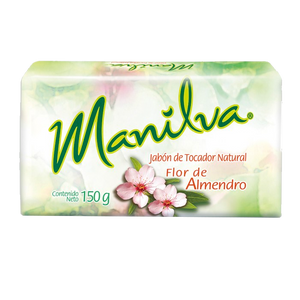 JABON DE TOCADOR MANILVA  FLOR DE ALMENDRO 150  GR.