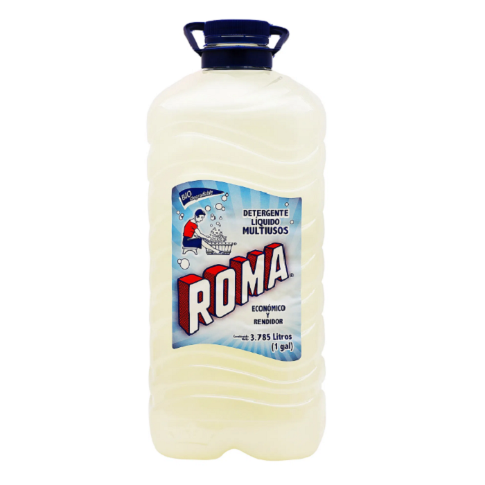 DETERGENTE LIQUIDO BIODEGRADABLE ROMA 3.780  LT.