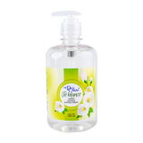 JABÓN LÍQUIDO ANTIBACTERIAL PARA MANOS LAS DOS CARAS AROMA TE BLANCO 500  ML.