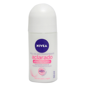 DESODORANTE ROLL ON NIVEA ACLARADO EFECTO SATIN 50  ML.