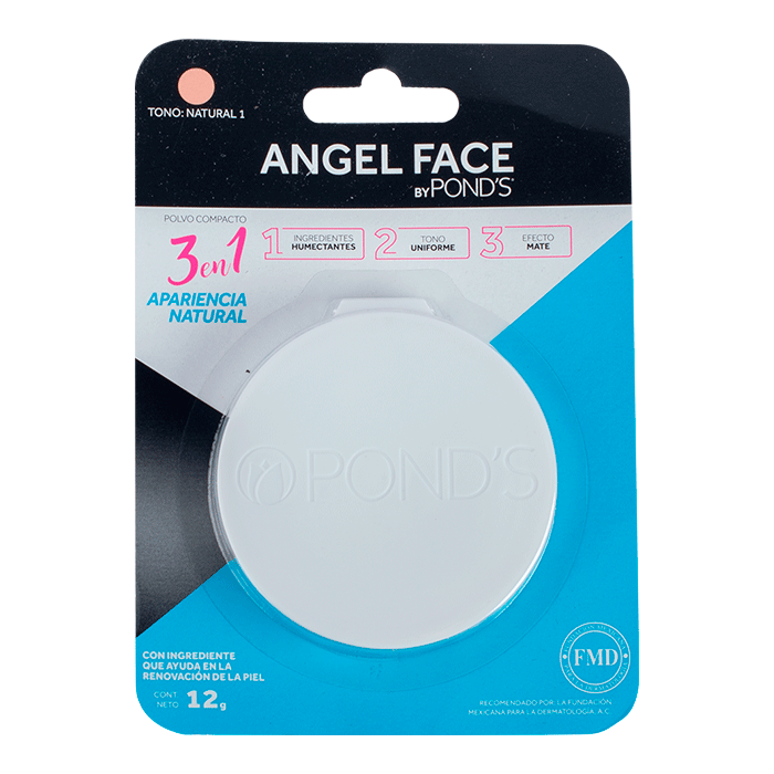 POLVO COMPACTO ANGEL FACE NATURAL 12  GR.